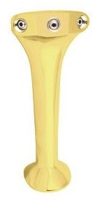 VÝČEPNÍ STOJAN KOBRA zlatý (na 3 kohouty)