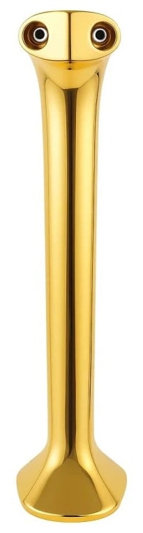 VÝČEPNÍ STOJAN KOBRA zlatý (na 2 kohouty)