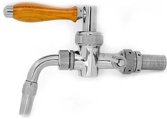 Výčepní kohout otočný NOSTALGIE nerez (NOVÝ)